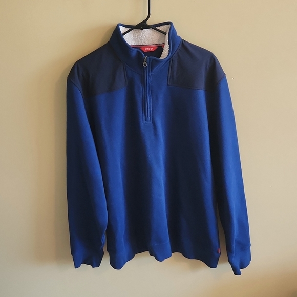 Izod Men's Nauset Light Full Zip Hoodie - Soft Brushed Fleece, Kangaroo Pocket, Machine Washable - Regular & Big & Tall Sizes - View #12